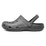Shoe Zone - Adults Black EVA Slip On Clog Sandal - Size 8 UK - Black