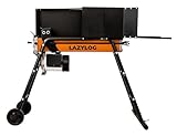 LAZY-LOG Electric Log Splitter 1500w Motor - Safety Guard Included - Fast Cycle Time - Compact and Sturdy Log Splitter With Wheels For Easy Manoeuvrability - 7 Ton Electric Hydraulic Log Splitter