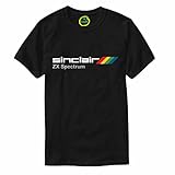 Sinclair ZX Spectrum Computer T-Shirt - Vintage Retro 80s PC Video Games S-3XL Black