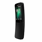 Nokia 8110 4G (2018) Dual-SIM 4GB Factory Unlocked 4G Smartphone (Black)