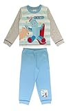 In the Night Garden, Boys Pyjamas featuring Iggle Piggle and Makka Pakka, 2 Piece Set, Grey/Blue Age 3-4 Years