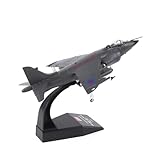 NUOTIE 1/72 Scale Harrier Jet Royal Air Force Fighter Pre-build Airplane Model Kits Diecast Aircraft Military Display Model Aircraft for Display Collection or Giftn gifts