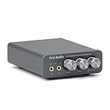 Fosi Audio K5 Pro DAC Amp Headphone Amplifier, Mini Hifi Stereo Digital-to-Analog Converter, USB Type-C/Coaxial/Optical to 3.5MM AUX/RCA Jack, for Gaming PS5/ PC/Active Speakers Up to 24 bit/192 kHz