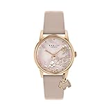 RADLEY Botanical Floral Ladies Light Pink Leather Strap Small Trailing Flower Watch RY2884