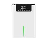 Marvics Dehumidifier D2 with Wind Speed Adjustment, Front LED Humidity Display & 7 - Color Light for Home, Basement & Office