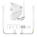 VEVOR Boat Trailer Guide, 1.1M Adjustable Design Trailer Guide Poles, 2PCS Rustproof Steel Trailer Guide ons, Trailer Guides with PVC Pipes, for Ski Boat, Fishing Boat or Sailboat Trailer