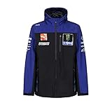 VR46 Men's Yamaha Monster Team Replica Windbreaker, Black, XL
