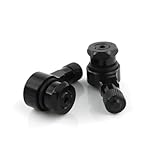 Tire Valve Stem For Suzuki GSX400 GSX550 GSX1400 GSX750 GSX1200 GSX1300 Motorcycle Front And Rear Wheel Tubeless Tire Tyre Valve Stems(Black)
