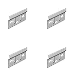 Gas N Pow3r Kitchen Cabinet Hanging Brackets for Wall Mounting Cupboards Hanger Plate 63mm (4)