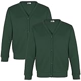 A2Z 4 Kids Girls Club Scouts School Uniform - UF Cardigan Green 2 Pack 13