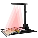 11MP Smart Document Scanner, Foldable A3/A4 Document Scanner with Adjustable Height, Docu-ment S-canner USB Visualizer Capture, Portable OCR Sca-nner Powerful Software Scan-ner for Windows & macOS