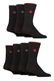 Jeff Banks Mens Plain Recycled Cotton Socks Pack of 7 (UK, Numeric, 7, 11, Regular, Regular, Black)