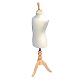 MILAN Childrens 4-5 years Dressmaking Mannequin / Tailors Dressmakers Display Dummy Supplied on a Superior Wooden Tripod Base
