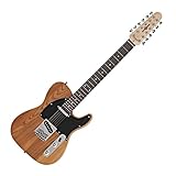 Gear4music Knoxville 12 String Electric Guitar with Solid Ash Body