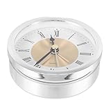 SHINEOFI Round Crystal Quartz Clock Insert Embedded Craft Clock Core for Accurate Timing Stylish Home Decor Versatile Decorative Mechanism