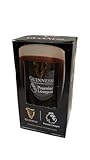 Celebration Spirits Guinness Premier-League Official Beer Glass, Collectible Branded Pint Glass