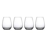 Waterford Marquis Moments 40033798 Wine Stemless Set of 4, Glass, 550ml, Crystal