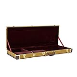 gear4music Guitar Hard Case for Electric Guitars Tweed with Plush Lining