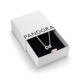 Pandora Moments Women's Sterling Silver Sparkling Infinity Collier Pendant Necklace, 50cm, With Gift Box