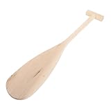 IWOWHERO Lightweight Wooden Canoe Paddle Ergonomic Oar for Kayaks and Dinghy Boats Outdoor Water Sports with Sturdy Handcrafted Design for Comfortable Control
