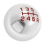 YINETTECH 6 Speed Round Aluminum MT Manual M10 x 1.5 Gear Knob Compatible with Civic City FD2 FN2 EP3 Type R DC2 DC5 AP1 AP2 S2000 F20C