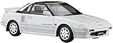 Hasegawa HA21145 1:24 Toyota MR2 (AW11) Late Version G-Super Charger-T Bar Roof Model Kit, Molded Color