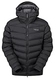 Rab Men's Nebitron Pro Jacket - Warm Synthetic Insulated Coat for Hiking, Trekking, & Mountaineering - Black - Medium