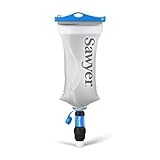 Sawyer Squeeze Water Filtration System, Cnoc Premium 2 Liter Bladder