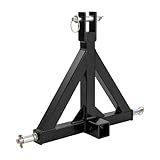 ACROSSPART 3 Point Linkage Tow Hitch Trailer Coupling Splicer Triangle Model Compact Tractor Mounted Towing Triangle For Most Tractors And Trailers 59 X 58 X 19.5 cm