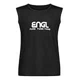 Sleeveless ENGL Amps Pure Tube Tone Logo Mens T-Shirt Tee Black 3XL
