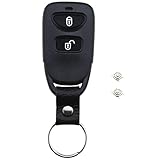 The Lord of the Tools Car Key Case Compatible with Hyundai Elantra Santa Fe Matrix Trajet Replacement Keyless Entry Smart Remote Key Fob Shell Housing 2 Button