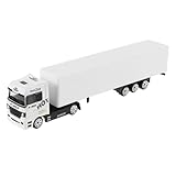 Abaodam Scale Diecast Semi Truck Trailer Metal Construction for Boys and Girls and Collectors Model Trucks Realistic Features