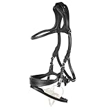 Stübben Snaffle Bridle Freedom II with Slide&Lock - ebony/ebony - FS - combined noseband