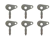 6X Universal TRACTOR Ignition Switch key replacement for JCB LUCAS MF
