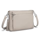 befen Genuine Leather Women's Cross-body Bags Small Phone Bags for Women Crossbody Grey Designer Handbags for Women Travel
