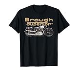 Brough Superior Motorcycle Photo Text Logo T-Shirt
