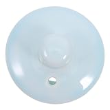 TOYANDONA Replacement Ceramic Teapot Lid for Tea Cups Jade Blue Polished Finish Smooth Texture Spill-Resistant Pot Cover Easy to Clean Ceramic Tea Accessory