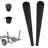 SEJGGKQ Boat Trailer Guide Pole Covers,Boat Trailer Guides Poles Kits,Neoprene Protective Waterproof Sleeve,Heavy Duty Marine Guide Poles Cover for Ski,Fishing Boat or Sailboat Trailer (48 Inch)
