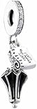 Mary Poppins Umbrella charm. S925 silver. Compatible with Pandora and other UK charm bracelets