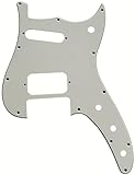 Guitar Parts For Fender Duo-Sonic Offset HS Style Guitar Pickguard (3 Ply Parchment)