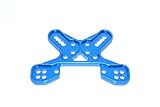 GPM Team Losi Mini 8ight-T Truggy Aluminum Front Shock Tower - 1 Pc Blue