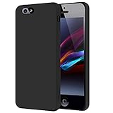 SDTEK Case For iPhone SE (Black) Slim Matte Cover Premium Matte Soft Case [Silicone TPU] iPhone SE (2016-2019) / iPhone 5s / 5
