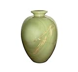 CBAM Vase Centerpiece in Onyx Green Green Italian Onyx Vase Classic Design H.30 cm