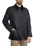 BARBOUR - Parkas - Men - Ashby Navy Blue Parka for men - M