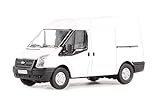 Oxford Diecast 76FT001 Frozen White New Ford Transit Van (M.Roof)