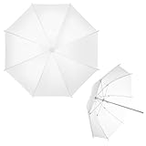 Cosmos 2 Pack Mini Photography Light Reflector Umbrella 20 Inch/ 50cm Diameter White Translucent Soft Umbrella Photography Photo Video Studio Mini Lighting Diffuser for Shooting (Bracket NOT Included)