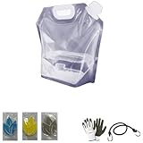 Compatible with Volkswagen Golf GTD 2.0 TDI DSG 5p.BlueMotion Tech. Emergency Folding Canister 10 Litres Petrol Fuel + Handle + Integrated Lightweight Spout Suitable for All Liquids