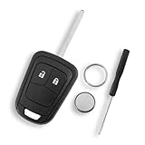 For Opel Vauxhall Astra J Insignia Corsa D E Meriva 2 Buttons Car Key Fob Case Shell Battery CR2032