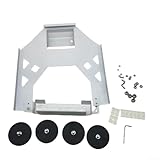 Magnetic Roof Mount Compatible with For Starlink Mini Antenna Panel for Campers Vans and Boats Stainless Steel Thin Flat Base with Secure Magnetic Feet