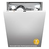 COMFEE' KWH-BD1215P-W Fully Integrated Dishwasher with 12 Place Settings, Cloud Wash, Extra Drying, Built-in Dishwasher with Delay Start, Quick Wash - White